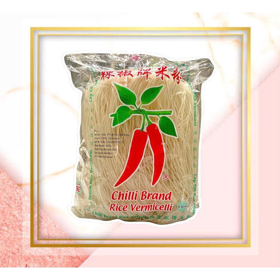 

Chilli Brand Rice Vermicelli/ Bihun Cap Cabe 400gr