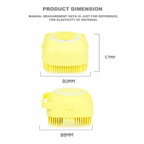 Sikat Mandi Silikon Bath Shower / Shower Brush Mandi Silikon / Dispenser Sabun