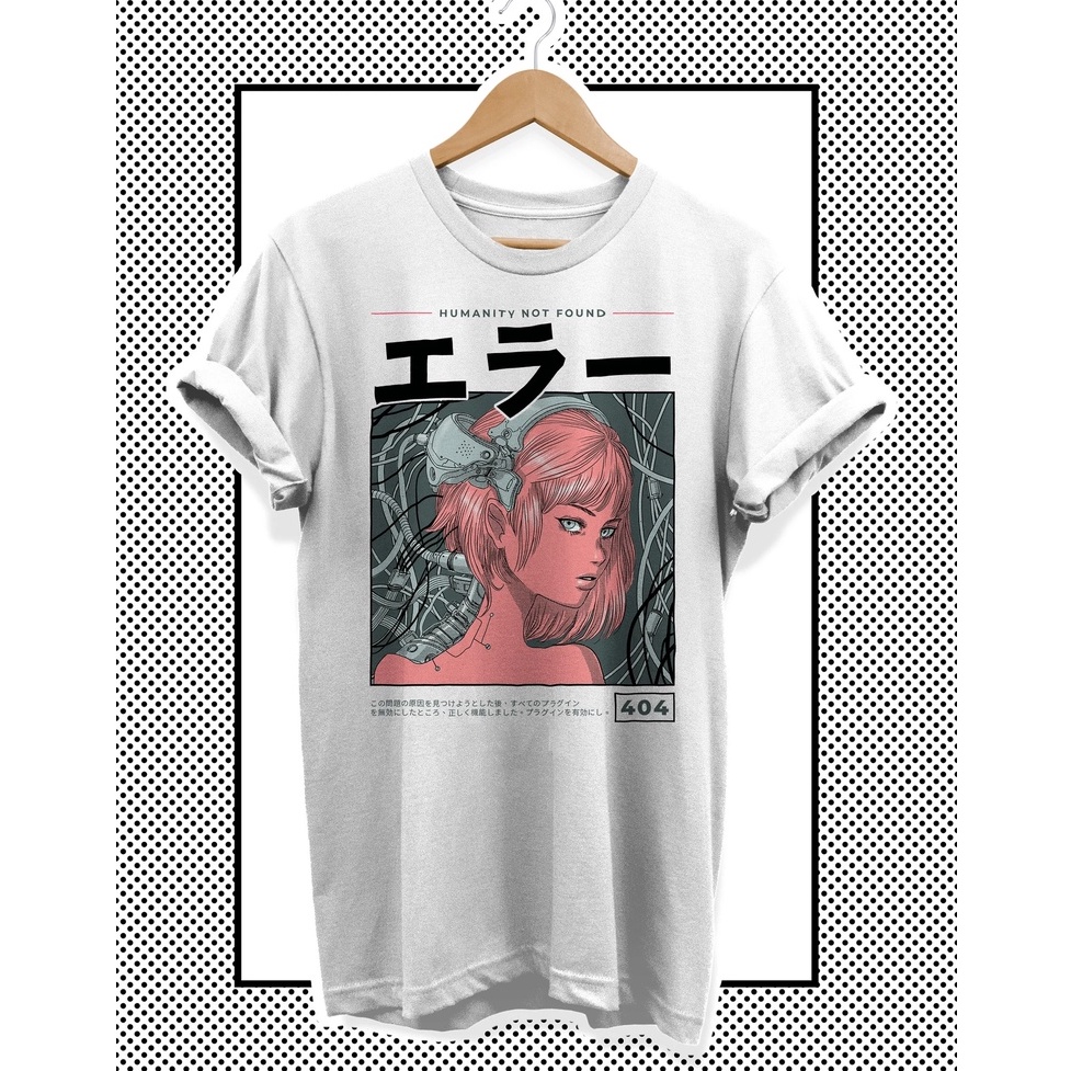 Tshirt Girl Error 404 Kawaii Premium Unisex