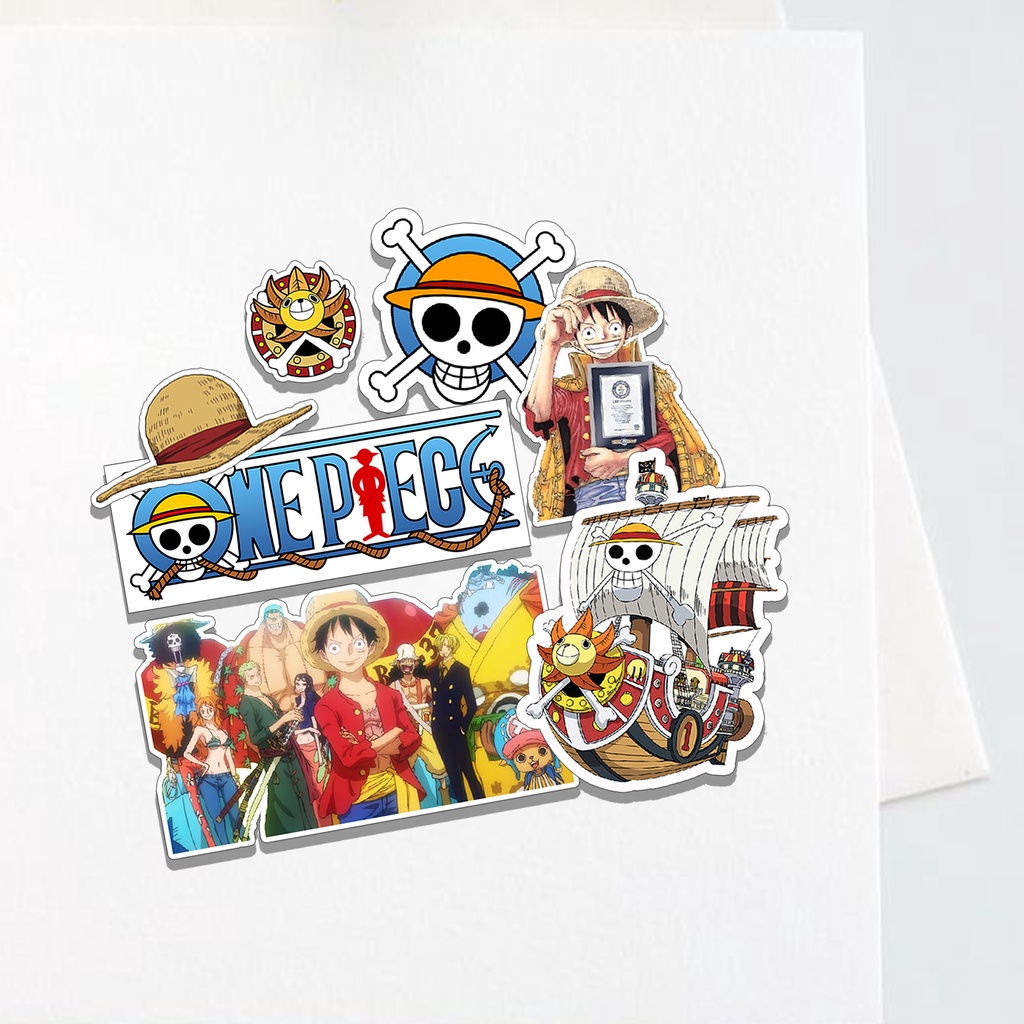 

Sticker ONE PIECE Aesthetic Stiker Waterproof (7pcs)
