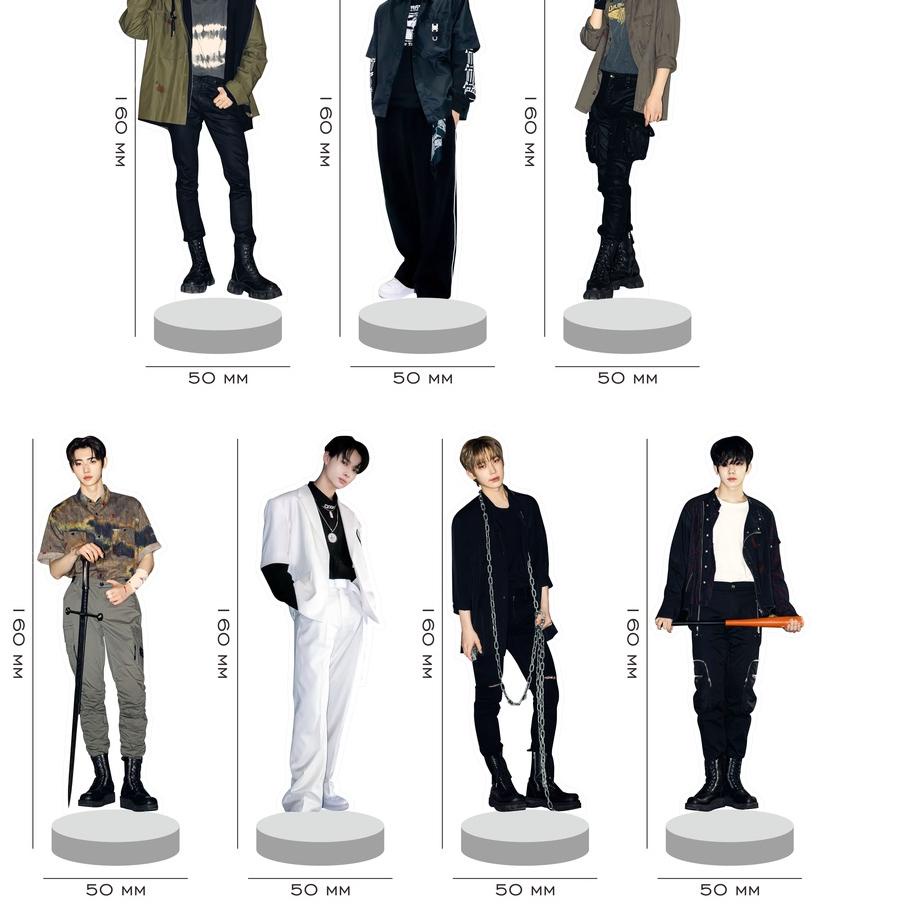 hvx Stand Figure Enhypen Standee Acrylic Kpop Sunoo Sunghoon Niki Jungwoon Jay Jake Heeseung Boyband