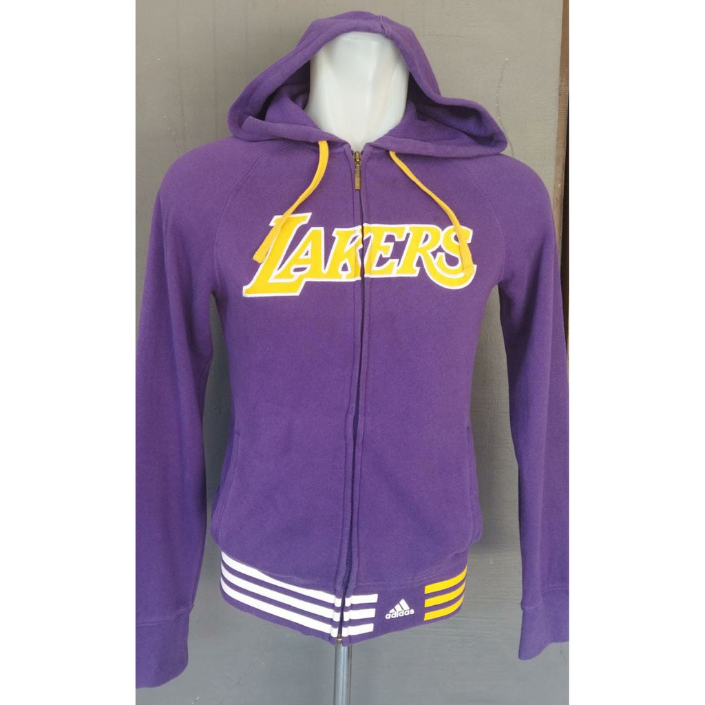 846 Adidas Ungu "LA Lakers" Karpet Kuning