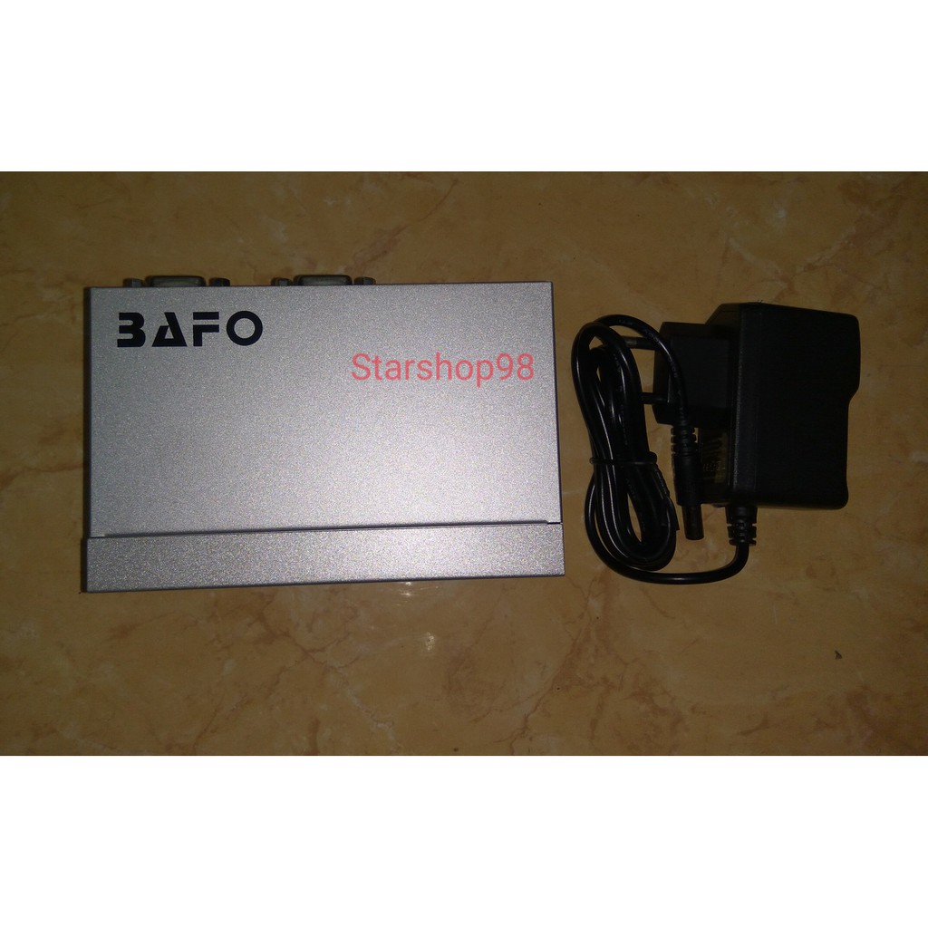 Vga Spliter 4 Port Bafo 250mhz / Splitter 1-4 / 4port