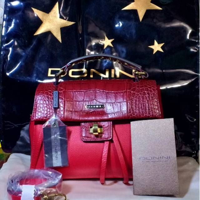 Donini Roma Croco Red