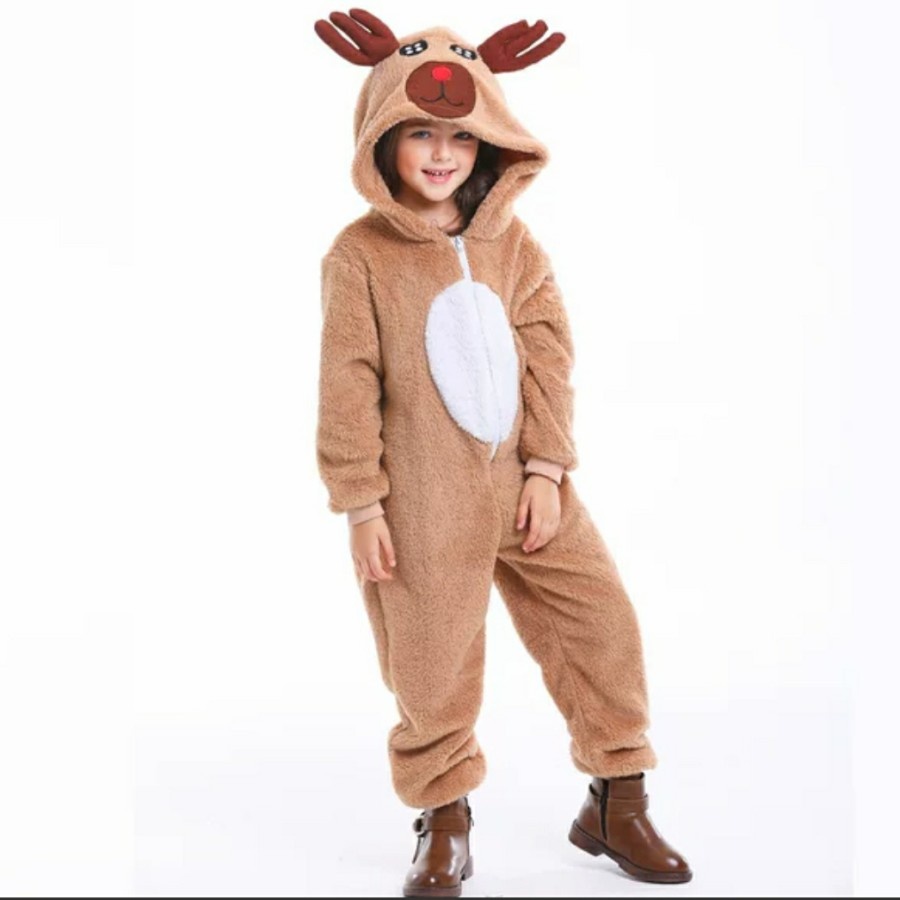 Reindeer costume christmas costume kostum natal anak rusa kutub 2