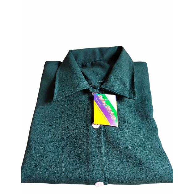 GROSIR GAMIS NIDIA FULL KANCING BUSUI BUMIL DRESS MOSCREPE PREMIUM ORI BAJU GAMIS TERBARU 2022 sabasollshop-Hijau botol