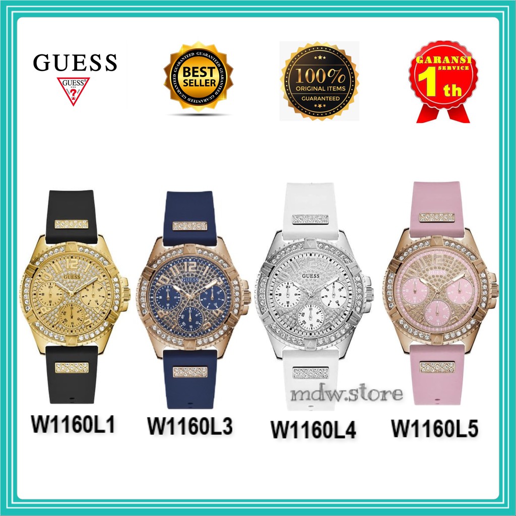 Guess Original W1160L1 W1160L3 W1160L4 W1160L5 Jam Tangan Wanita