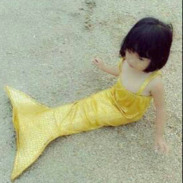 Baju kostum renang mermaid putri duyung mainan  anak  harga  