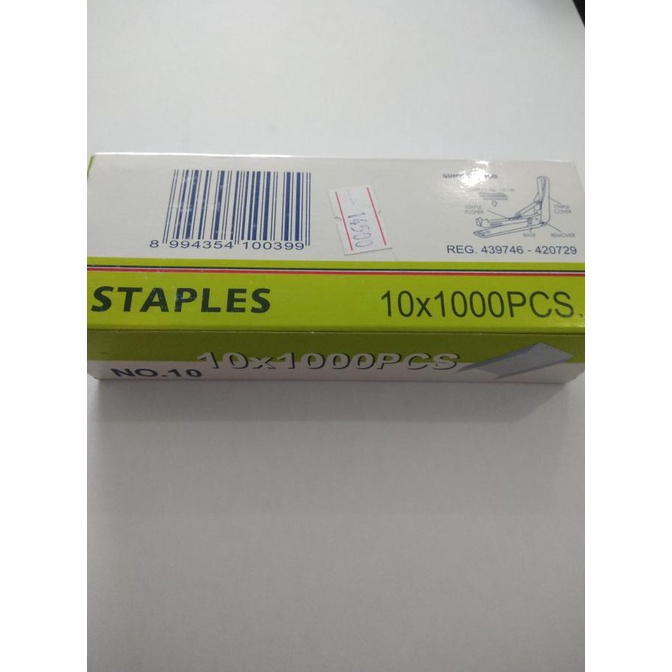 

Kualitas terbaik] Stapples great wall no 10 stappler kecil