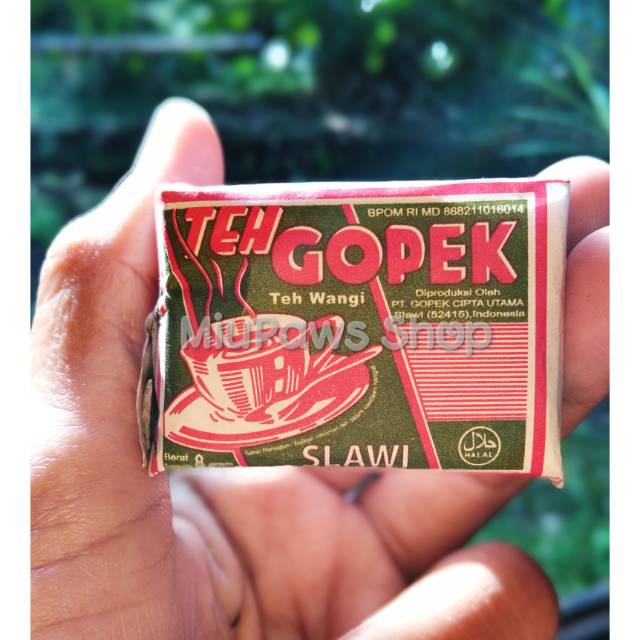 

Teh Gopek 8 gram, Satuan