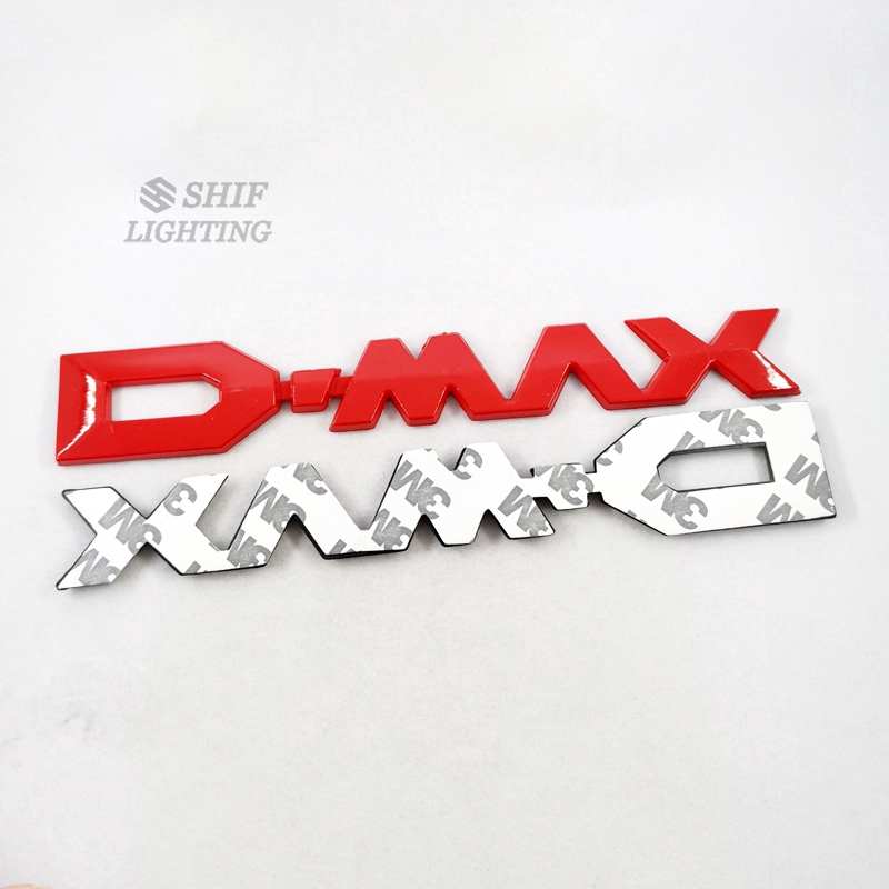 1pc Stiker Emblem Logo Dmax Bahan Abs Krom Untuk Bagasi Belakang Mobil Isuzu