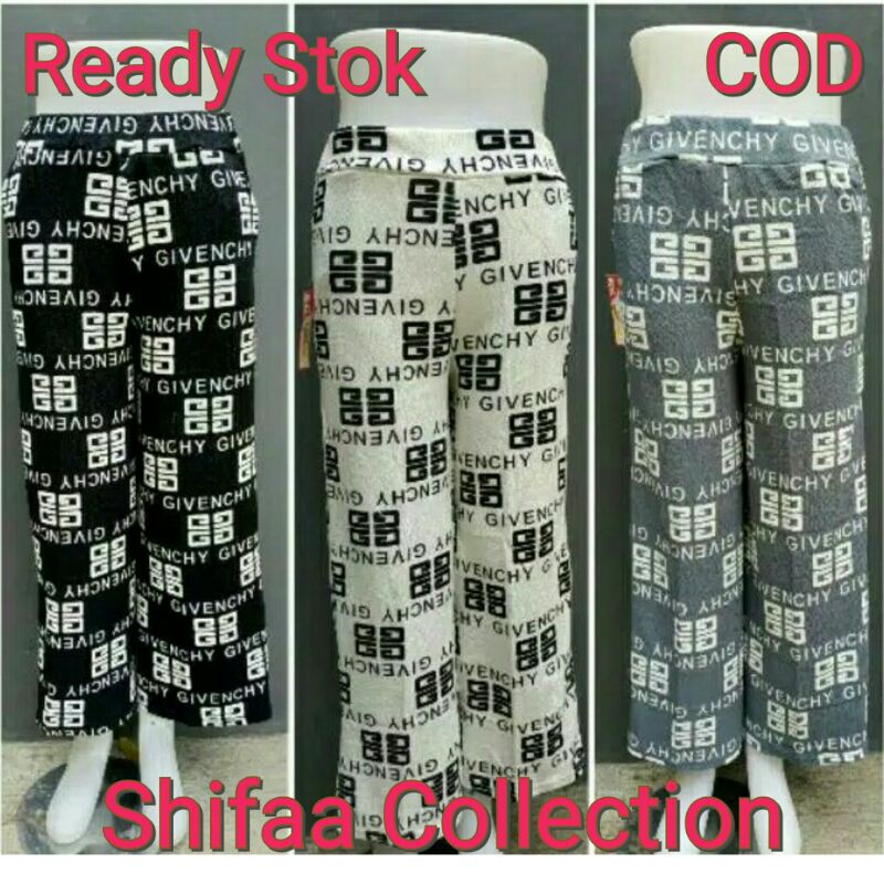 Celana Kulot Panjang Bermotif (BB 50-60 Kg / All Size Dewasa)