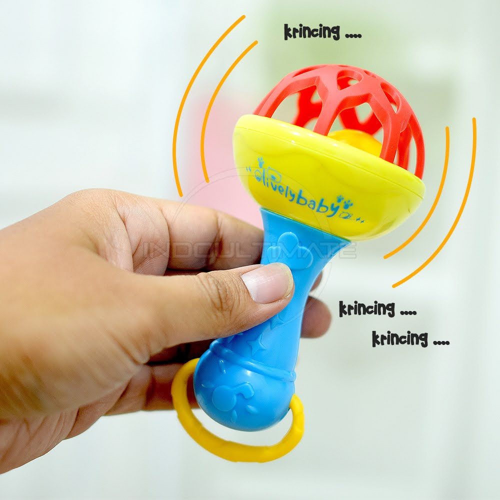 Mainan Genggam Bayi TO-Z029 Mainan Lonceng Kerincingan Gemerincing Bayi Teether Baby Toy Silicone Mainan Edukasi Toys Baby Rattle Bayi Empeng Mainan Gigitan Bayi Mainan Kerincing