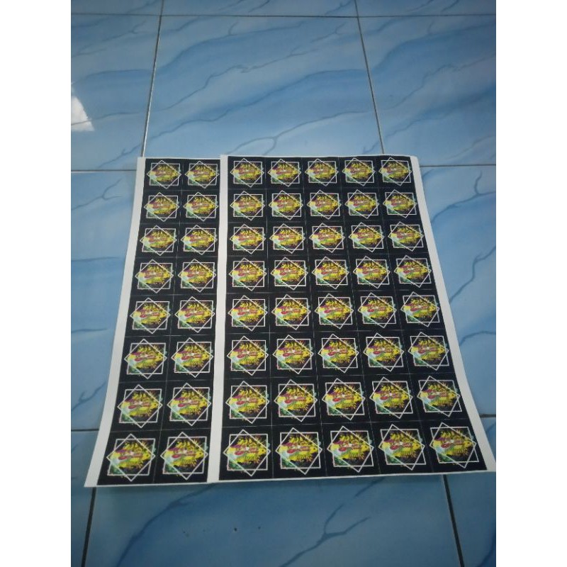 

STIKER CROMO/KERTAS CUSTOM MURAH UK A3 MINIM 2 LMBR