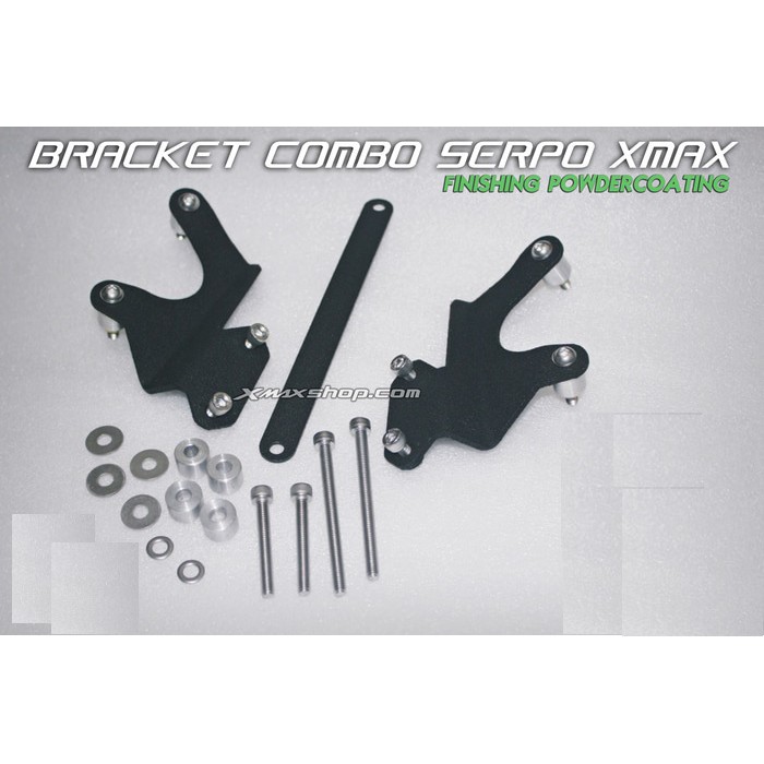 ORIGINAL ASLI AKSESORIS XMAX 250 PAKET BRACKET SERPO-X SPION MODEL R15 Ninja 250fi CBR 150R 250RR