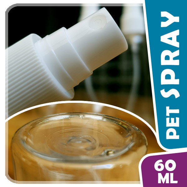 BOTOL SPRAY 60ml / Spray Bening - Botol Pet Memanjang / Tinggi