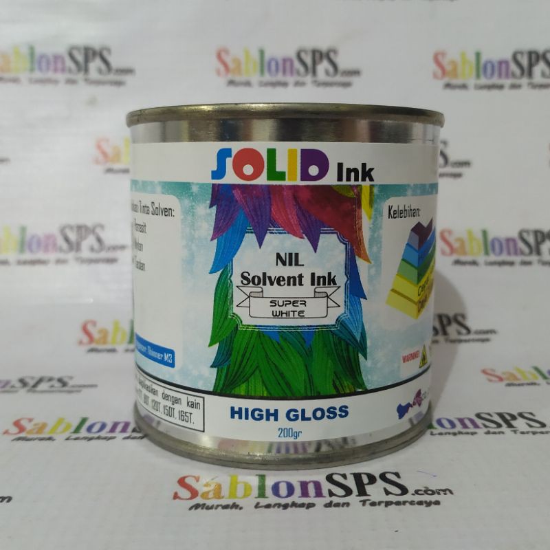 TINTA SABLON NIL PUTIH PARASIT / NILON / TASLAN WHITE  200GR