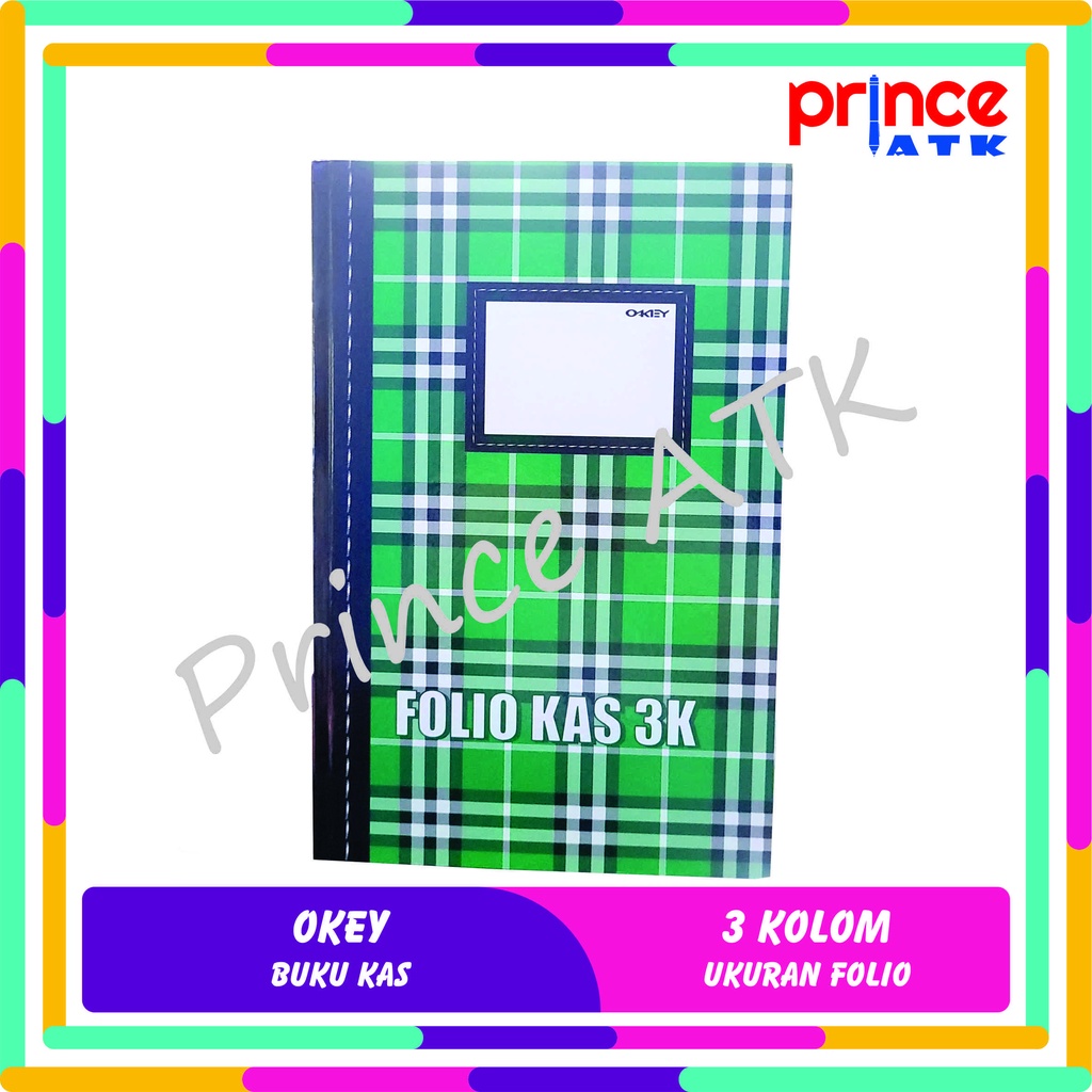 

OKEY BUKU KAS FOLIO 3 KOLOM 100 LEMBAR