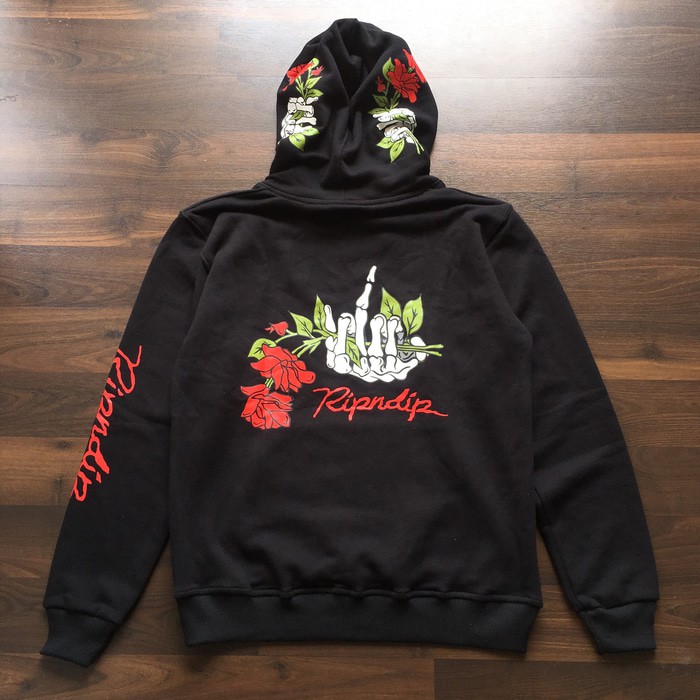 HOODIE JAKET RIP N DIP MOTIF KUCING KEREN