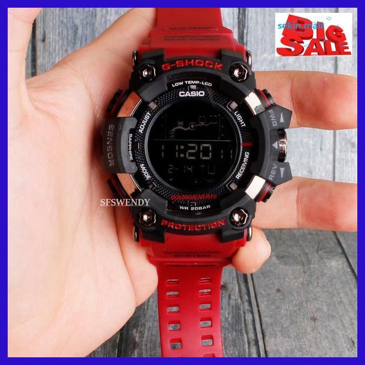 D6Dg5T7- Jam Tangan G Shock G-7900 Full Merah Digital Pria & Anak Smartwatch T80Yk675-