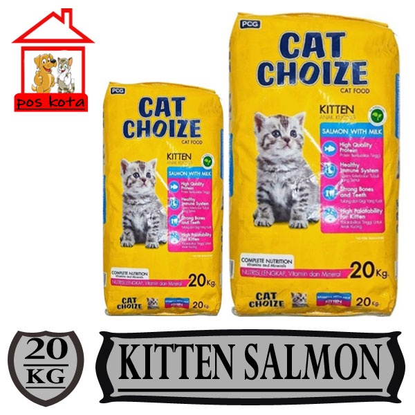Cat Choize Kitten Salmon 20kg (Ekspedisi)