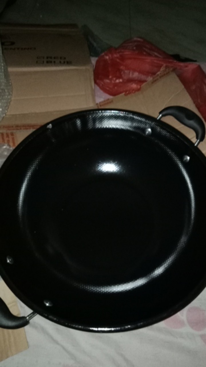 Wajan Cekung Enamel Hokky - 35 Cm