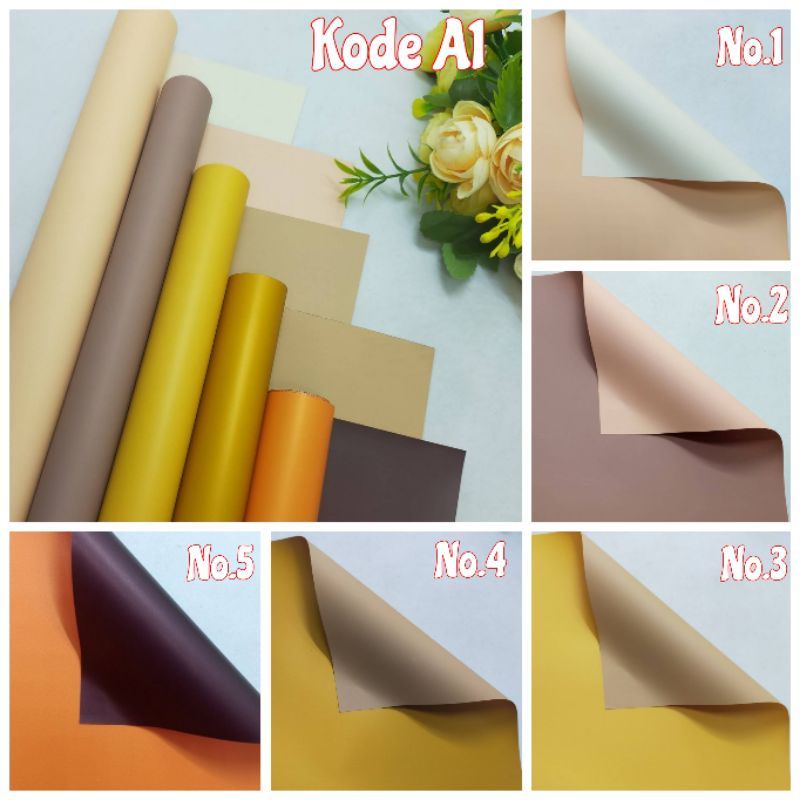 Kertas Bouqet 2 Warna Paper Kertas Waterproof Flower Wrapping