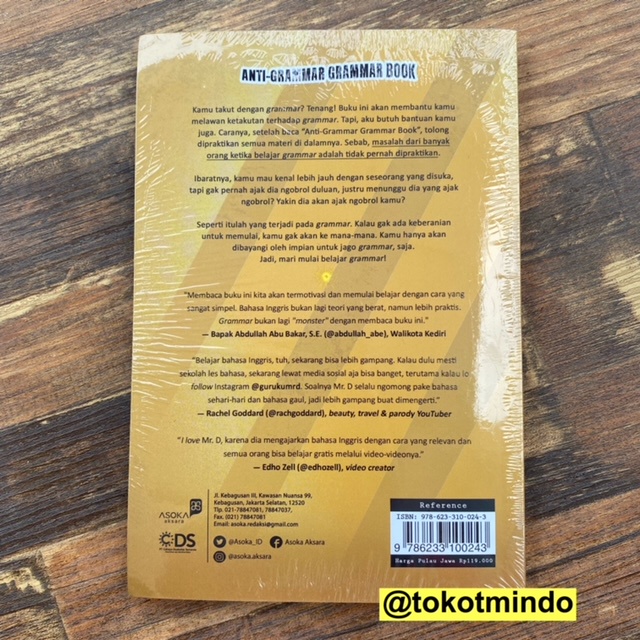 ANTI GRAMMAR GRAMMAR BOOK - Denisio Perez (guruku Mr. D) SPECIAL EDITION-1