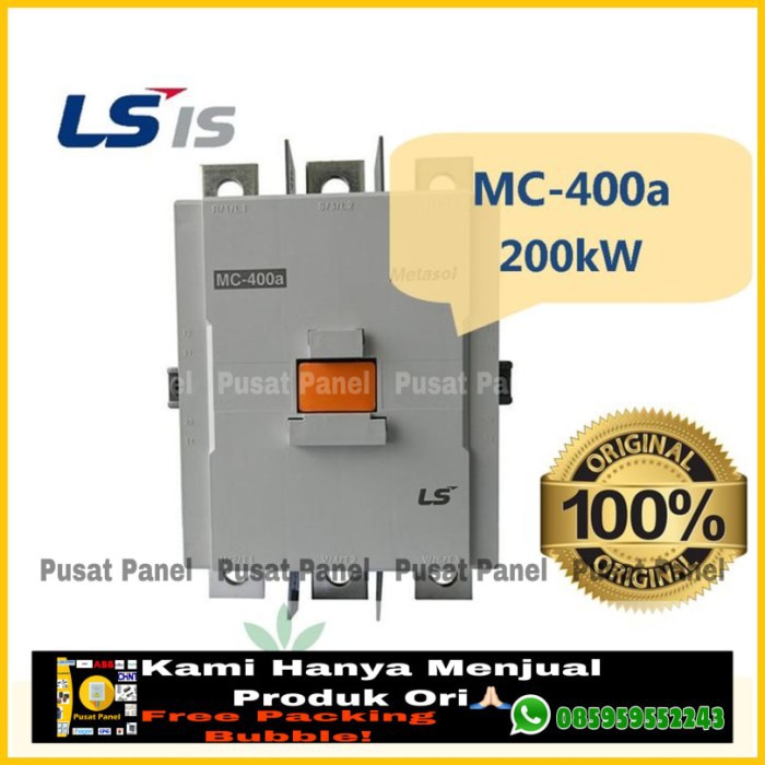 Contactor MC-400a 3P 400A 200kW LS Kontaktor LSis