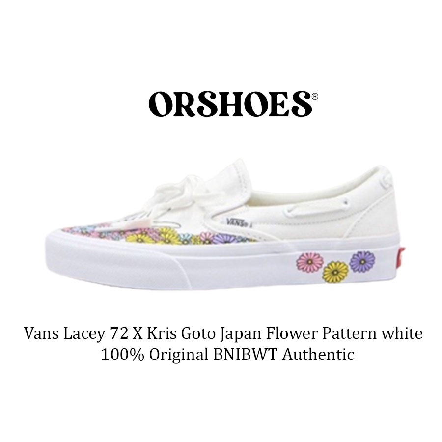 Vans Lacey 72 X Kris Goto Japan Flower Pattern white Original BNIBWT VN000UDFFQM2