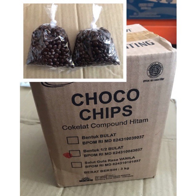 

L’agie Chocochips Cokelat 100g