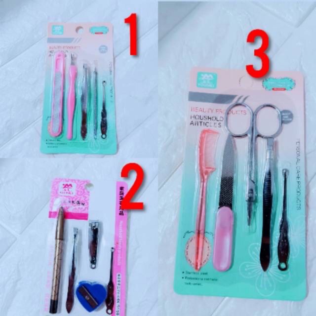 Gunting Kuku Set Manicure Pedicure Pemotong Kuku Set