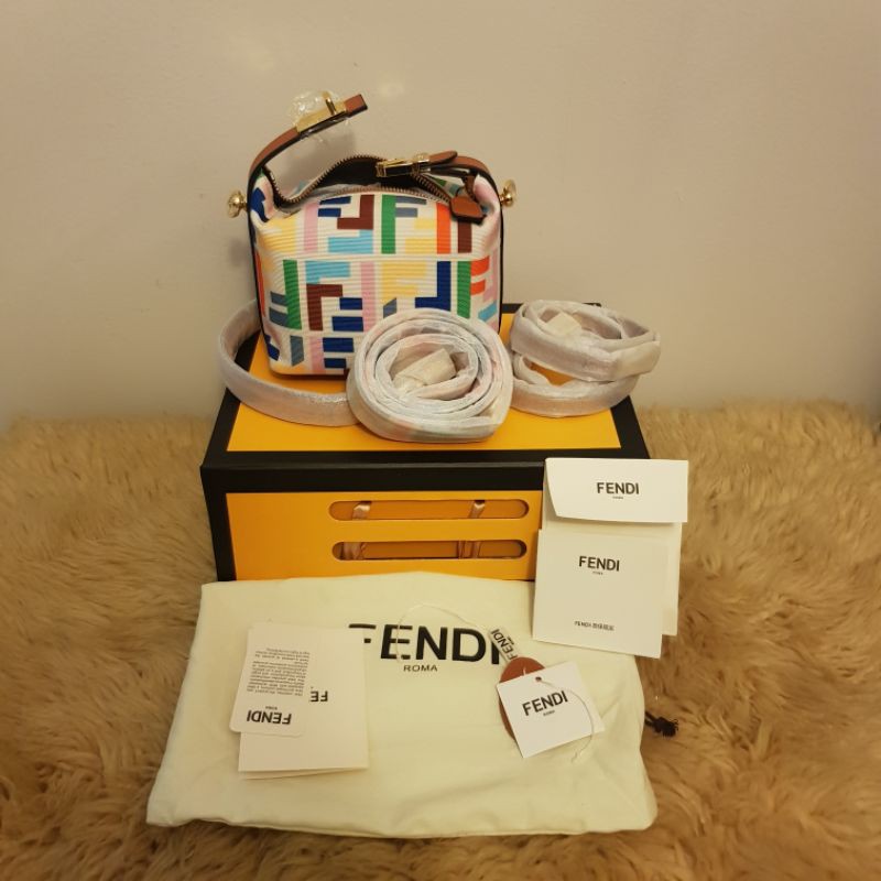 Fendi bag multicolor small (mirror authentic quality) second