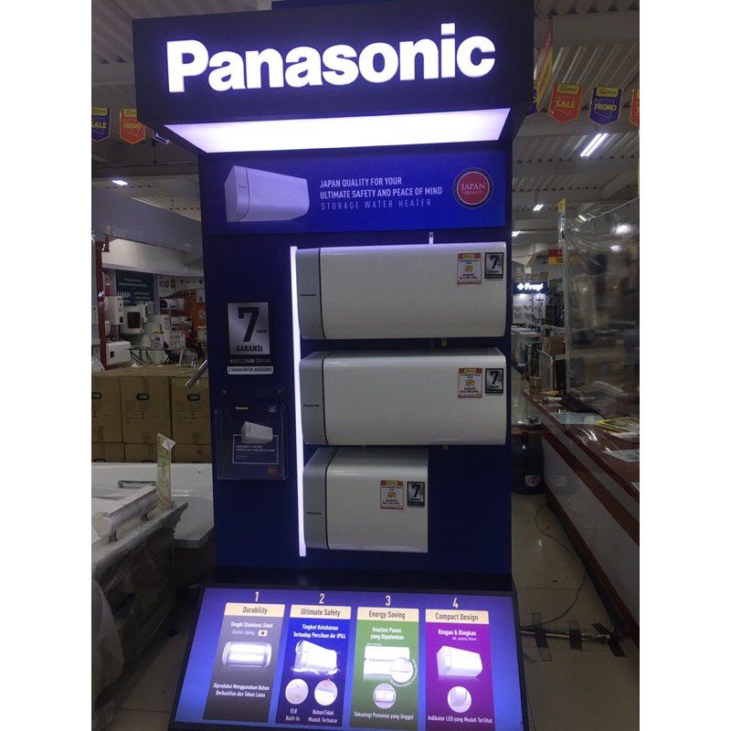 Panasonic Water Heater 15 Liter | DH-15HCMRW Pemanas Air, Panasonic DH-30HCDRW Water Heater 30 Liter