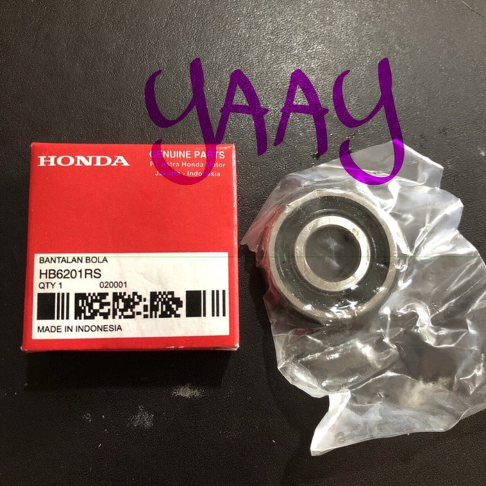Bearing Lahar Laher 6201 RS Honda Bantalan Bola ORIGINAL