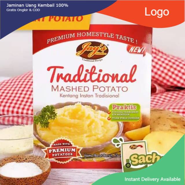 

JAY'S MASHED POTATO TRADITIONAL 45 GR