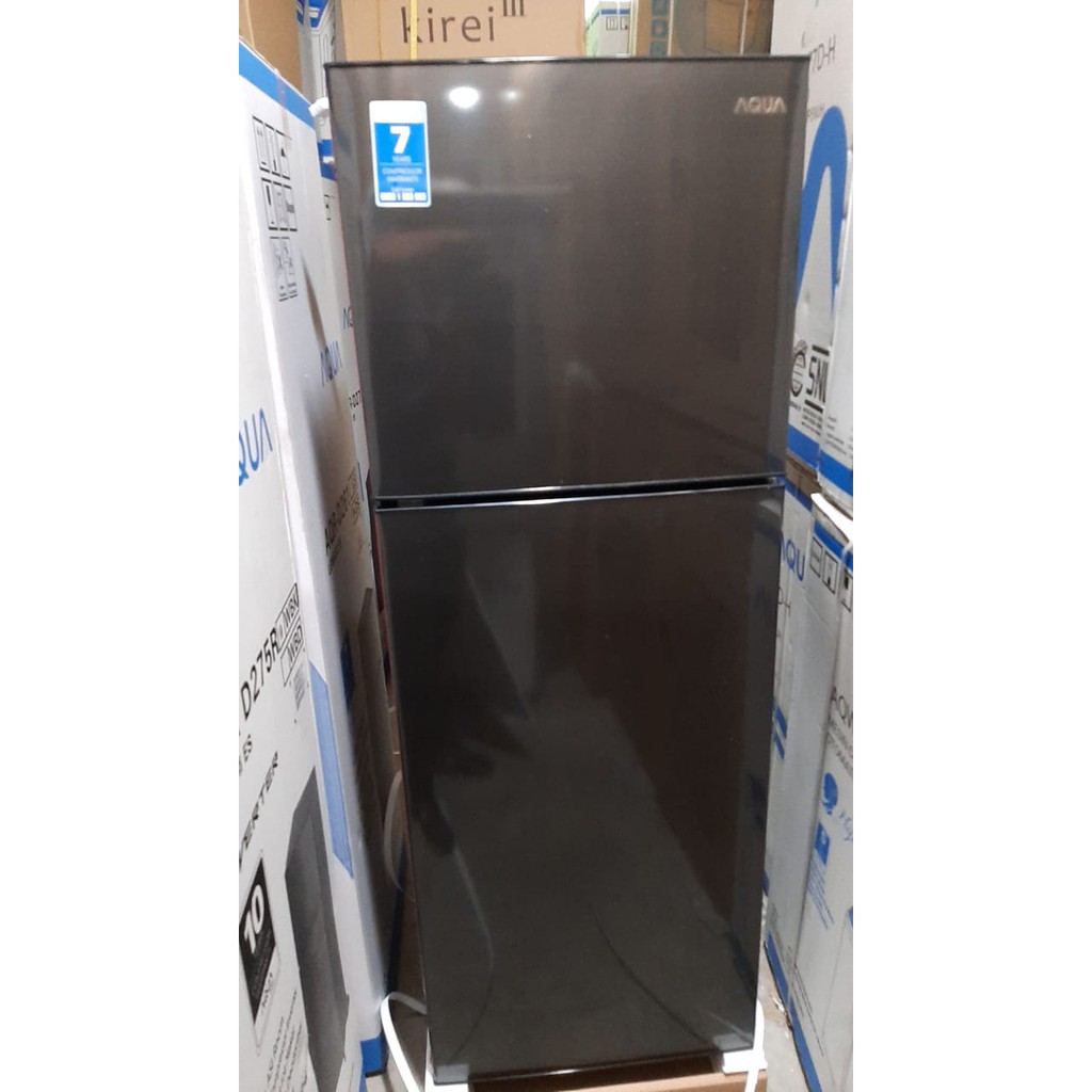 Kulkas 2 Pintu Aqua D270 WDS ASI BOX 220L Low Watt Tanpa Bunga Es