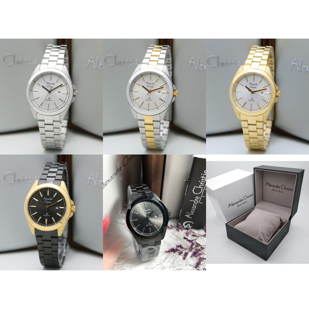 Alexandre Christie AC 1015 LD AC1015 AC 1015 Wanita Original & Garansi Resmi 1 Tahun Stainless
