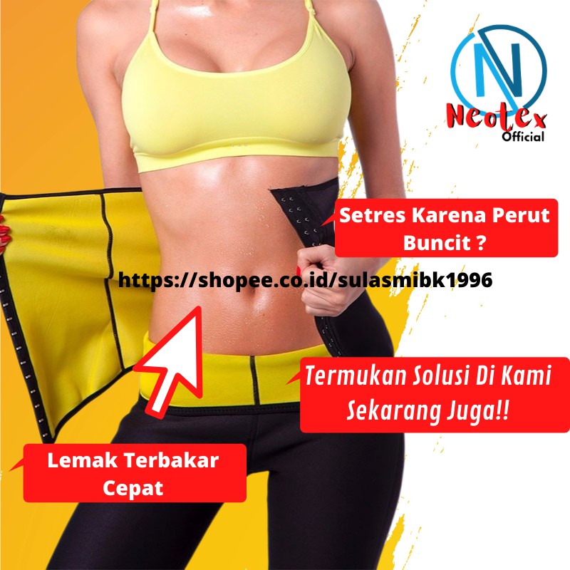 Corset Pelangsing Korset Pembakar Lemak Neotex Dengan Pengait Pengecil Perut Penghancur Lemak
