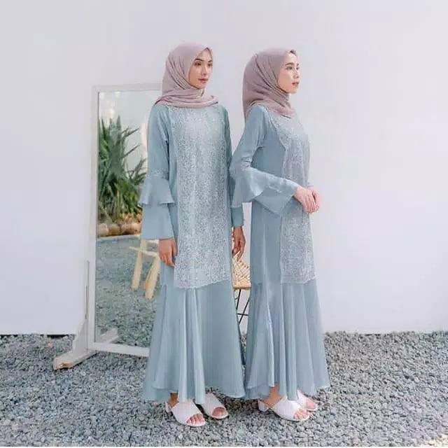 DISKON MILA DRESS - FLOTTILICIOUS / DRESS MUSLIM / GAMIS MUSLIM / GAMIS MURAH / GROSIR BAJU ONLINE