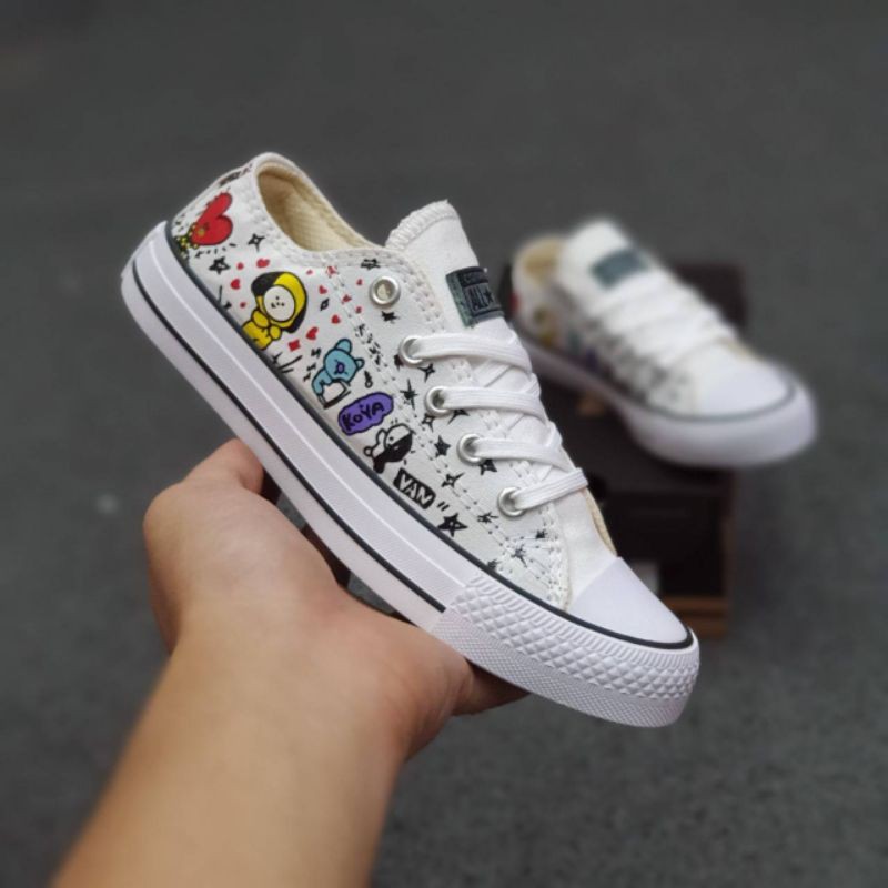 SEPATU CONVERSE BTS 21 ANAK &amp; DEWASA READY SIZE 21-40