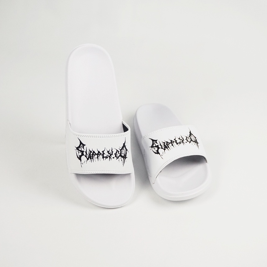 [ WHITE SERIES ] Sandal slop / Sandal Slide / sendal slide slippers  Footwear original Supply.Co