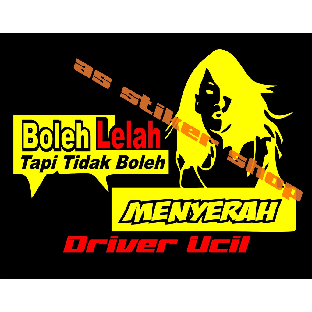 Promo stiker terbaru kaca mobil pick up truk dll stiker keren