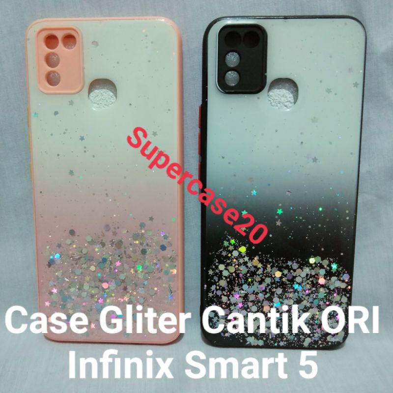 Case Gliter Infinix Smart 5 Casing Glitter Infinix Smart 5 Casing Hape Bling Bling Macaron Smart 5 C