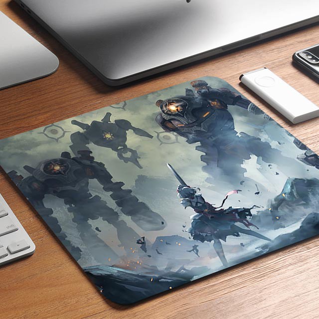 Bepop Mouse Pad Anime Genshin Impact Anti Slip Double Lock 25*21 Cm