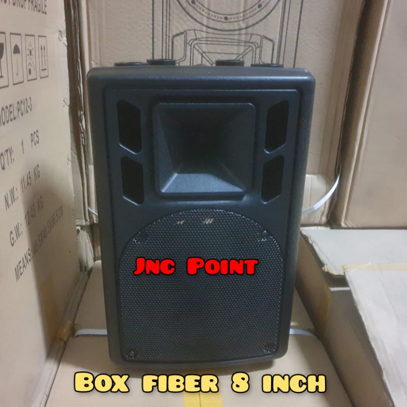 box speaker fiber plastik 8 inch model HUPER import/box kosong 8inch