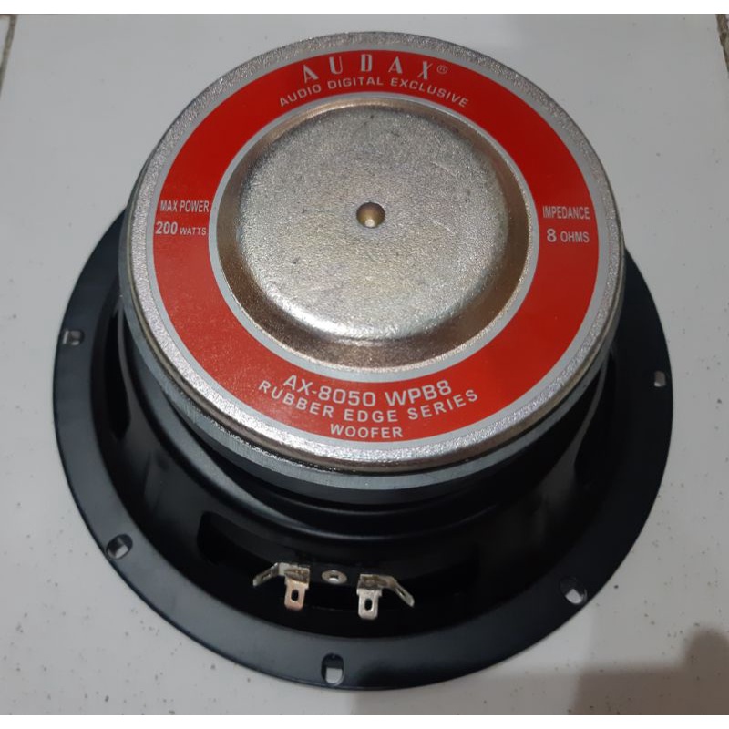 SPEAKER 8 INCH WOOFER AUDAX 200 WATT ORIGINAL ASLI 8 IN 8INCH 8IN AUDAX