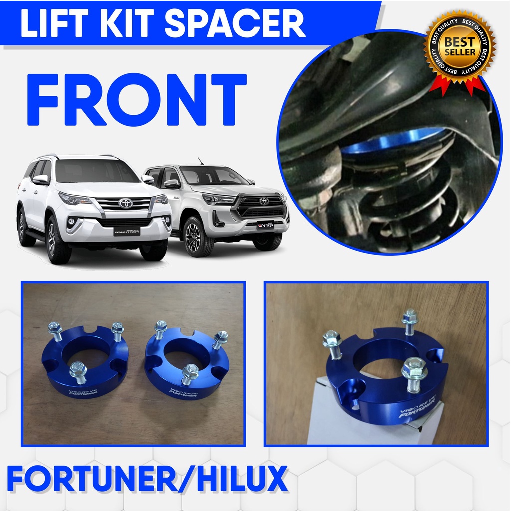 Aksesoris Liftkit spacer Peninggi per depan Fortuner Hilux VNT TRD VRZ