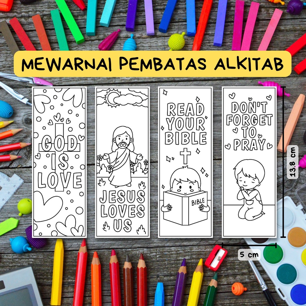 mewarnai gambar anak sekolah minggu berdoa