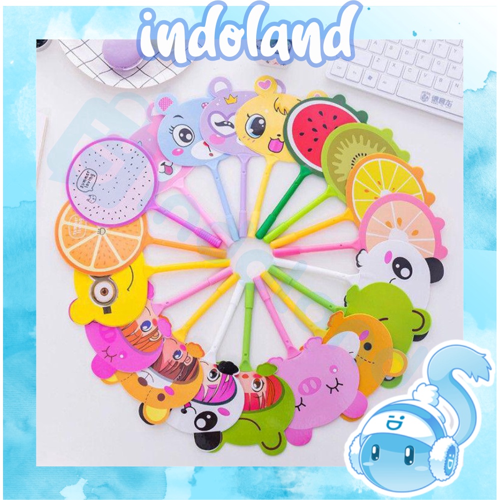 ☀INDOLAND☀ Pena Kipas Karakter / Pena Kipas Gel / Pena Lucu / Souvernir Pernikahan R145